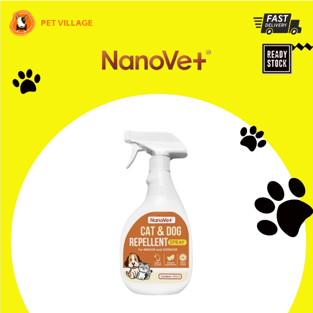 NANOVET Cat & Dog Repellent Spray For Cats & Dogs 500ML Shopee Malaysia