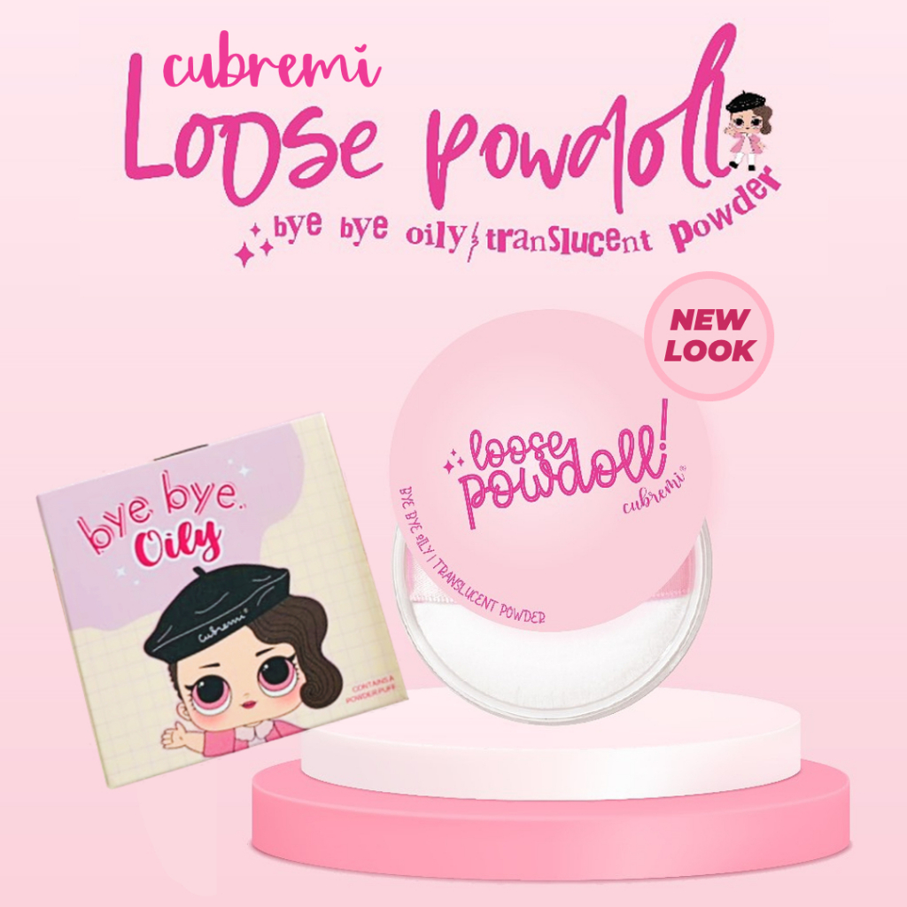 Cubremi Loose Powder / New Cubre Mi Bye Bye Oily Loose PowDoll