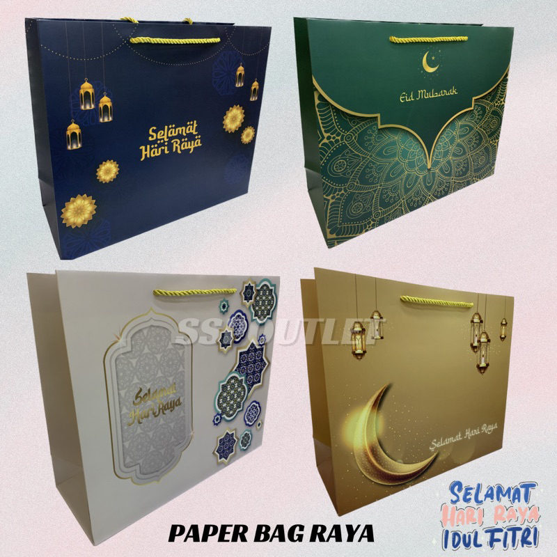 (M'sia Stock)Paper Bag Raya / Gift Bag / Goodies Bag | Shopee Malaysia