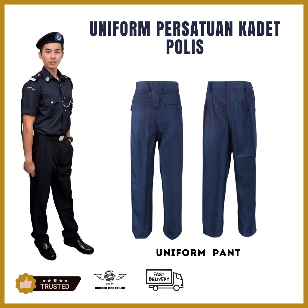 Share: [Number One Tailor] - SELUAR PERSATUAN KADET POLIS/ POLICE CADET ...