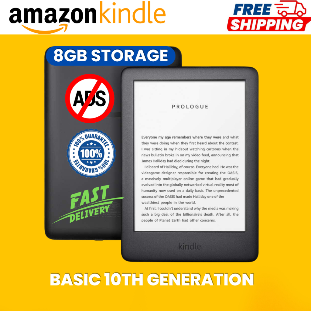 Kindle Basic 10th Generation - PROMOTION (Reader, Tablet, Books ...