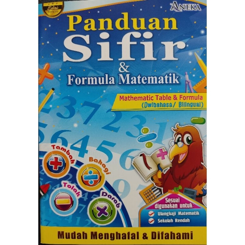 Aneka Panduan Sifir Formula Matematik Shopee Malaysia
