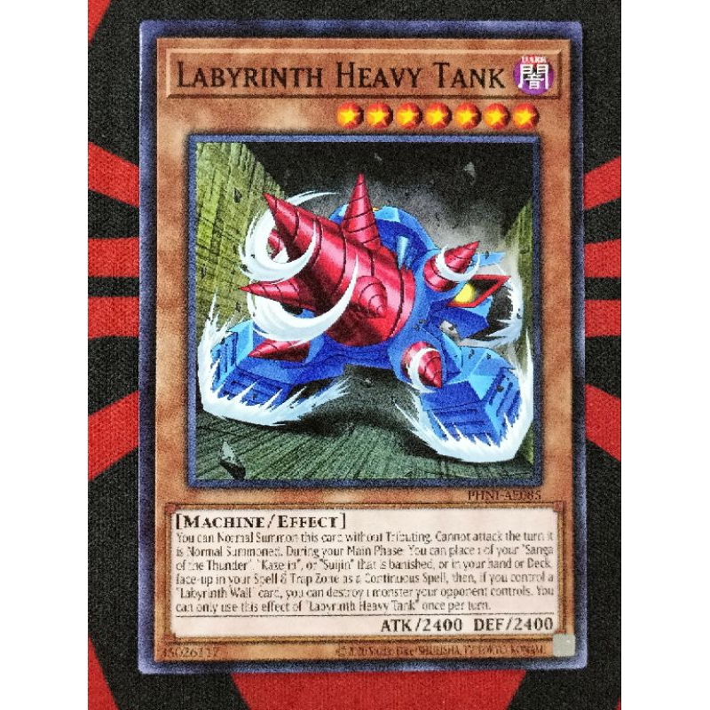 YUGIOH KONAMI PHNIAE085 Labyrinth Heavy Tank Shopee Malaysia
