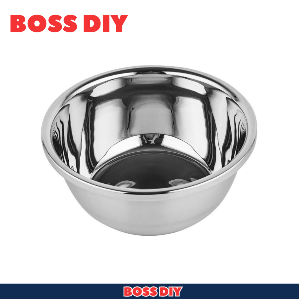 STAINLESS STEEL BOWL/ MLK Kitchenware/ Mangkuk Tahan Guna/ High Quality ...