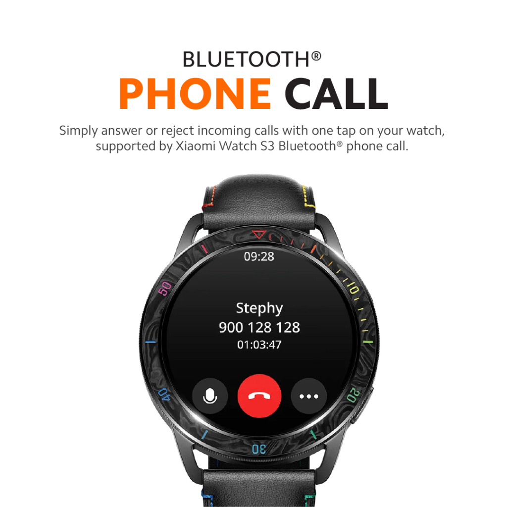 Xiaomi Watch S3 Flagship Smart Watch Interchangeable Bezel Dual Band GNSS Bluetooth Phone Call 5ATM Waterproof Shopee Malaysia