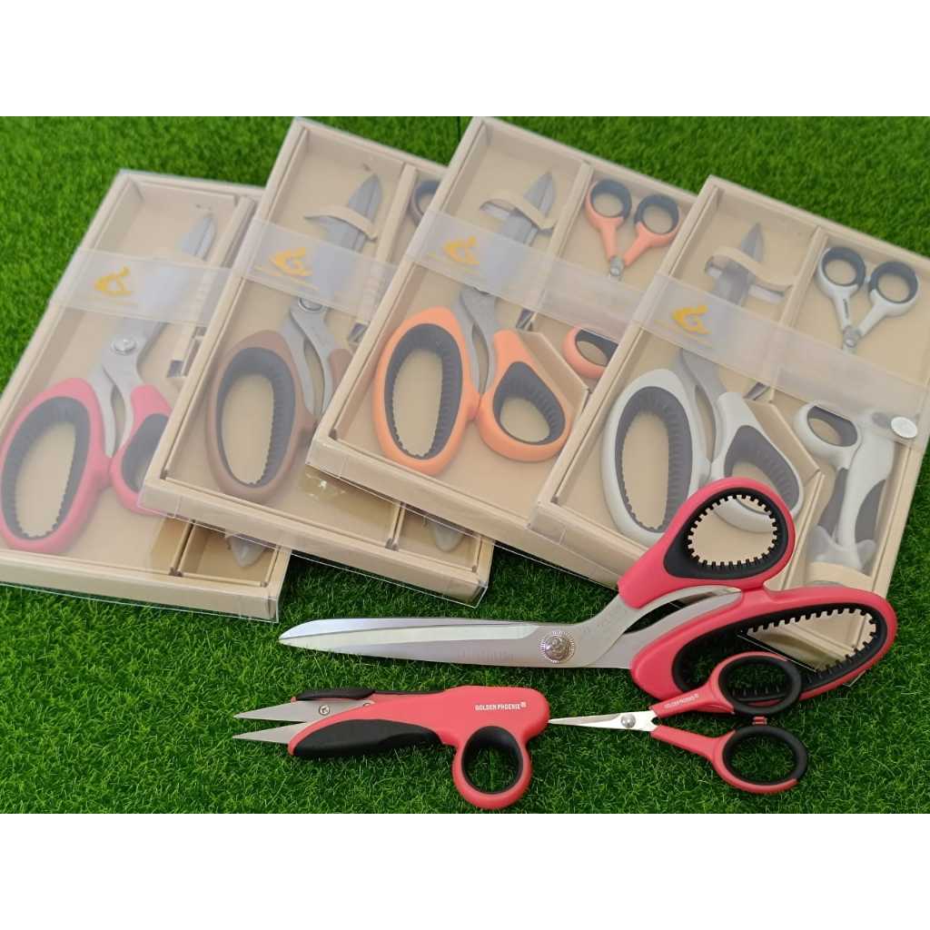 [1 Kotak/6 Set] Gunting Tailor/ Gunting Kain Jahit/Gunting Benang ...