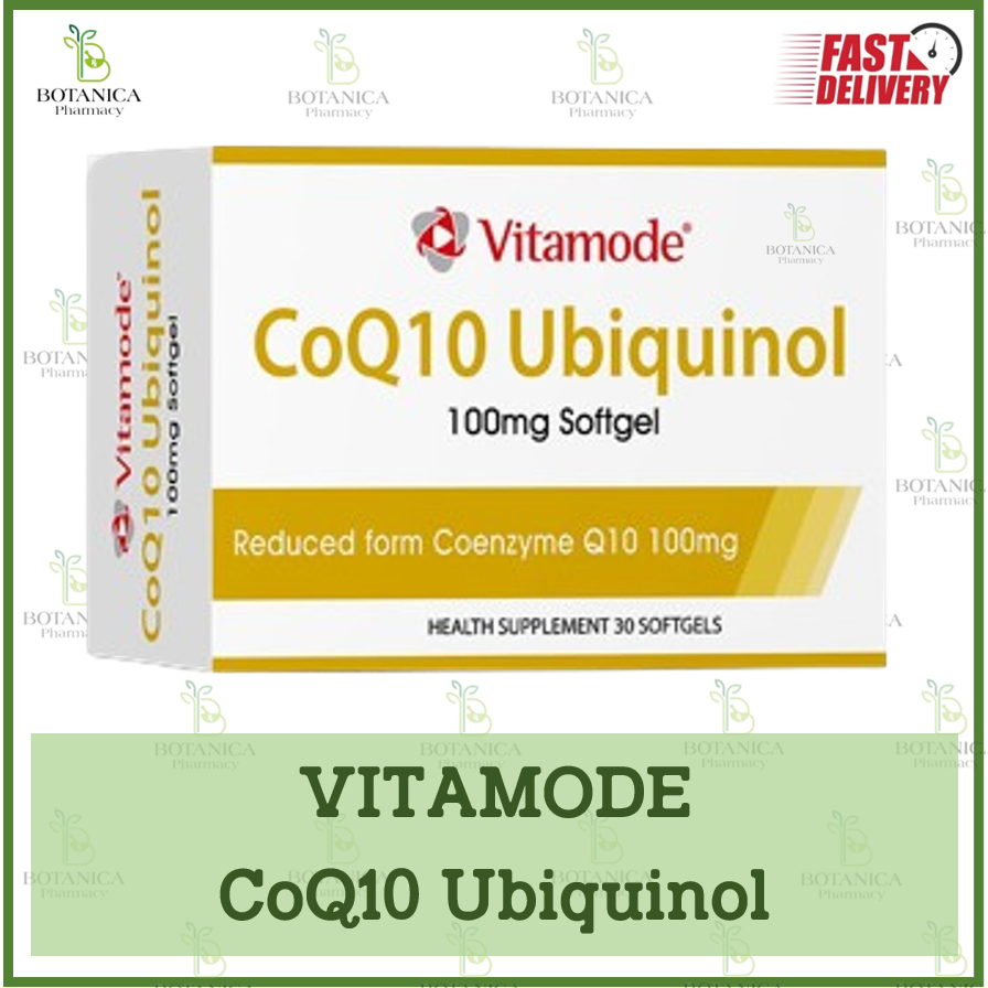 VITAMODE CoQ10 Ubiquinol 100mg Softgel 30'S (Exp 10/2025) Shopee