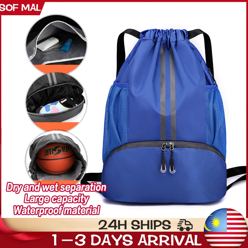 Outdoor Waterproof Drawstring Bag Gymsack Hiking Bag Cycling Bag ...
