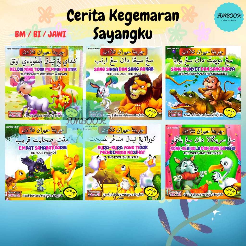 [FUNBOOK] 𝐒𝐄𝐓 𝟔 𝐁𝐔𝐊𝐔 - Buku Cerita Kanak Kanak Tadika Preschool Suku ...