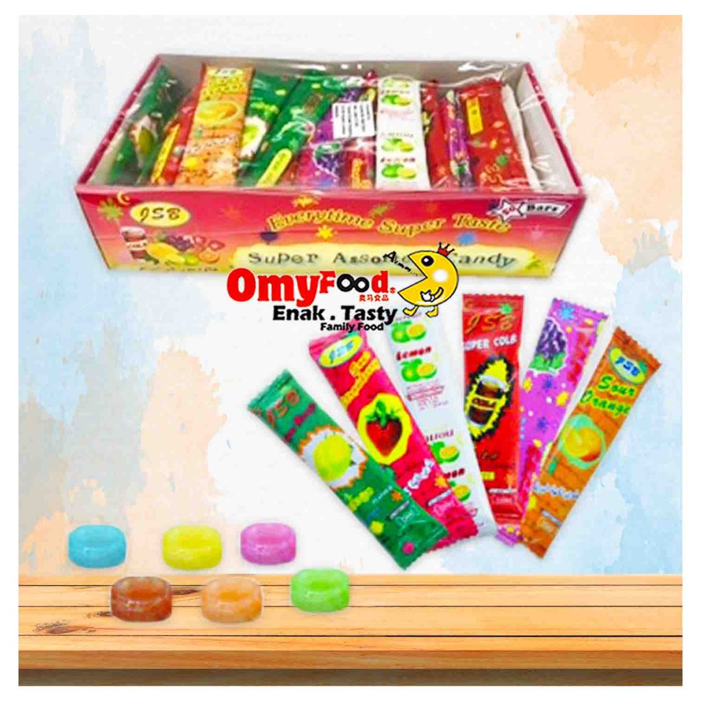 50pcs (1box) JSB Super Assorted Candy [OmyFood] | Shopee Malaysia