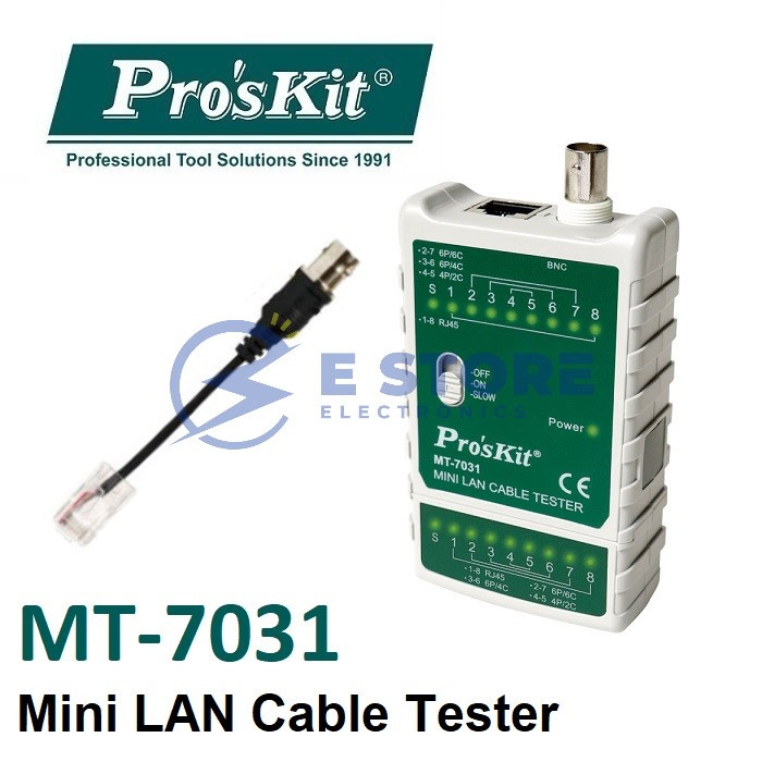 Pro'sKit MT-7031 Mini Lan Cable Tester | Shopee Malaysia