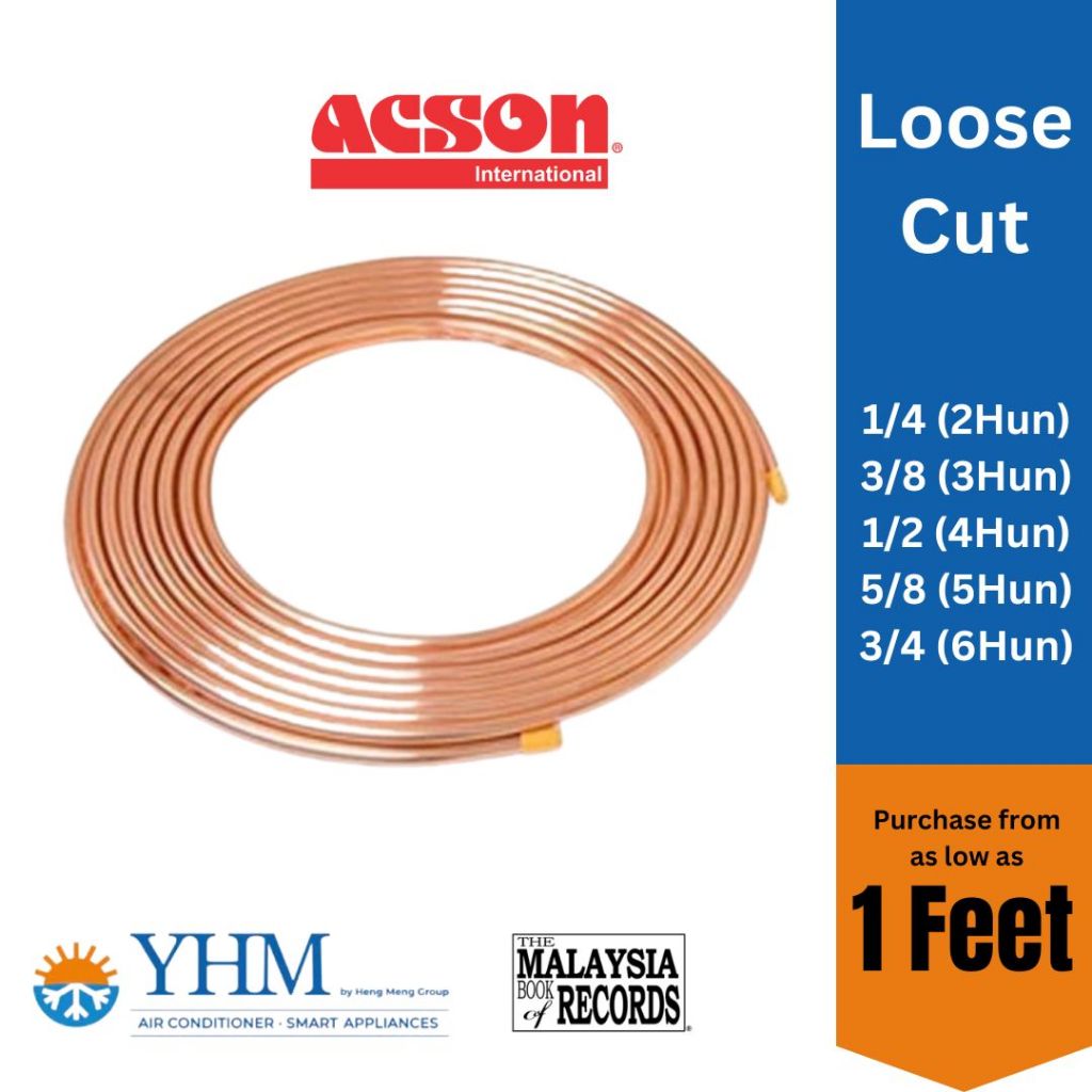Loose Cut Copper Pipe Aircond Cooper Pipe Aircond Copper Tube Capillary