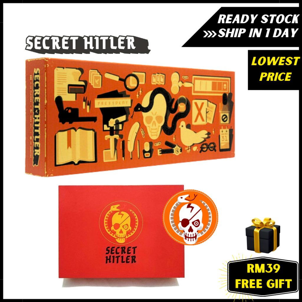 Secret Hitler Dramatic Social Deduction Board Game Card Game Fun Family  Friends Adults Monopoly Werewolf Uno Exploding | Shopee Malaysia