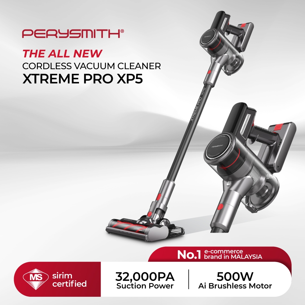 PerySmith Cordless Vacuum Cleaner Xtreme Pro Series XP5 Shopee Malaysia