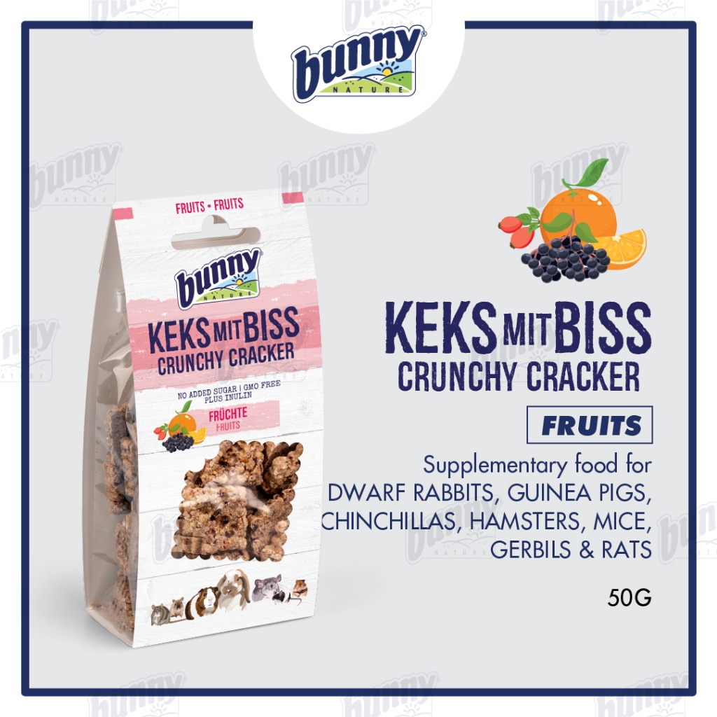 Picture of [ 𝐁𝐮𝐧𝐧𝐲 𝐍𝐚𝐭𝐮𝐫𝐞 ] CRUNCHY CRACKER Fruits Rabbits Guinea Pigs Chinchilla ...