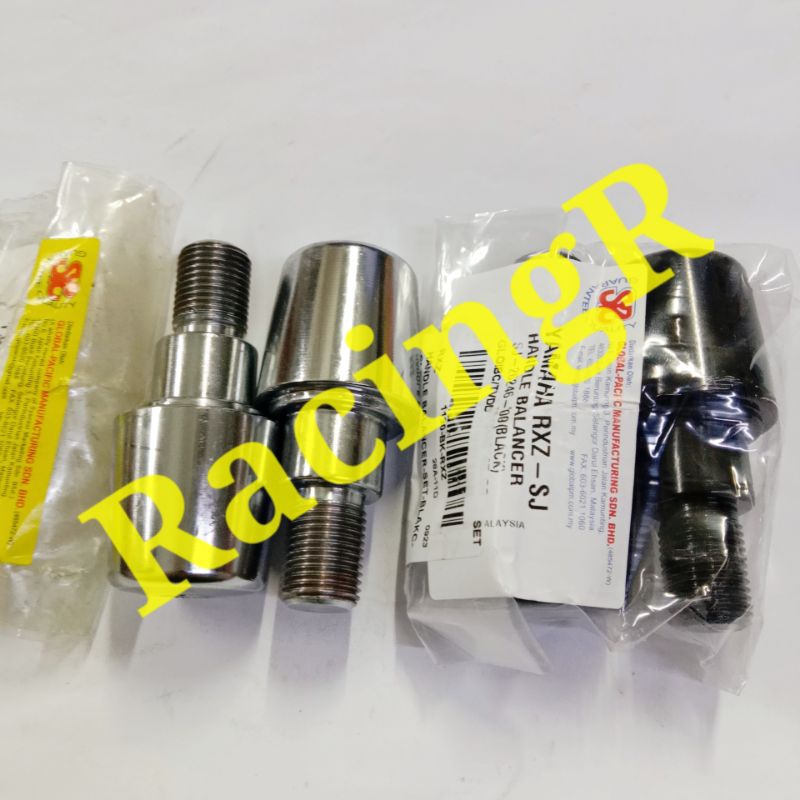 YAMAHA RXZ TZM HANDLE BALANCER SET CHROME CP BLACK SYS | Shopee Malaysia