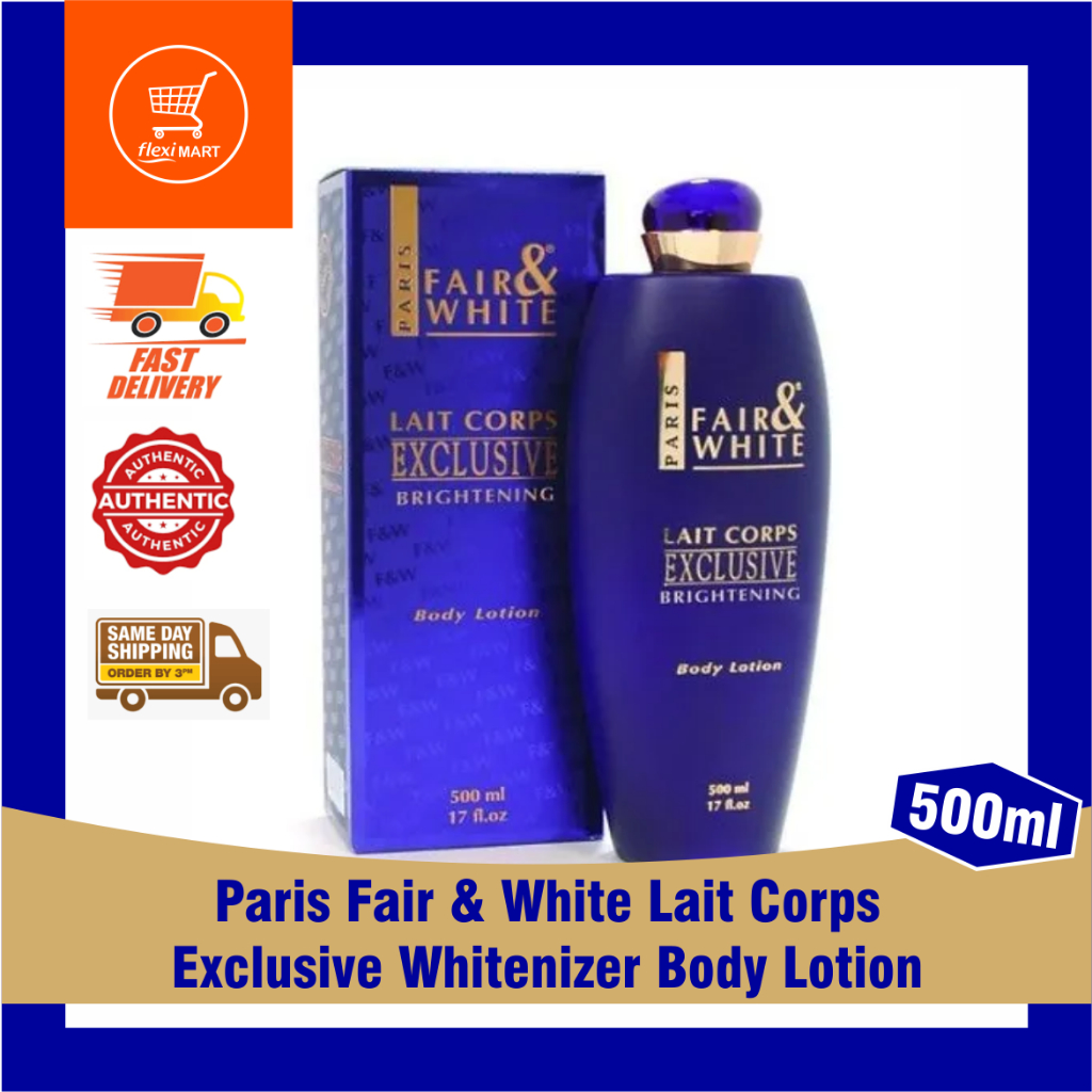 PARIS Fair & White Lait Corps Exclusive Whitenizer Body Lotion - 500ml ...