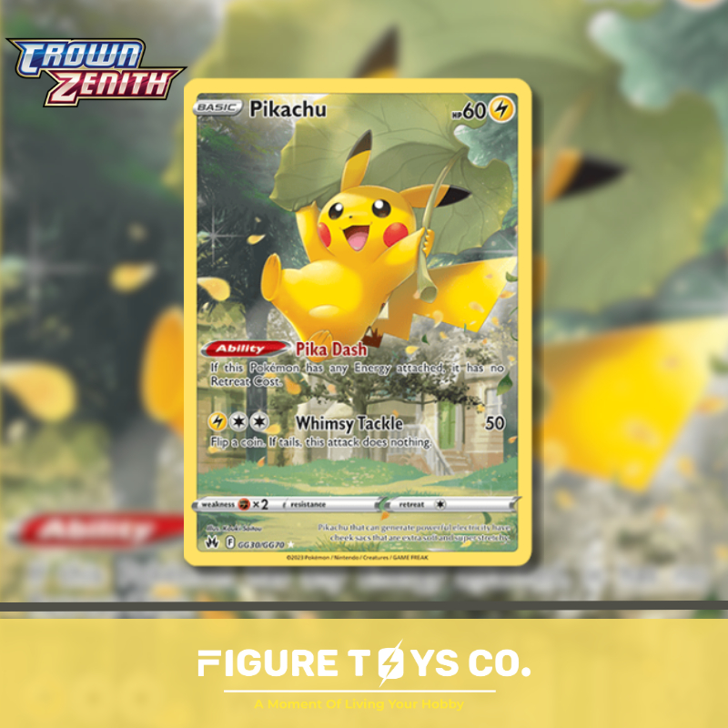 pokemon tcg crown zenith gg30 gg70 pikachu card GG30/GG70 - - Galaric Gallery - Full Art Commemorate your favorite tabletop game with this Pikachu 2023 Pokemon Crown Zenith Holo Rare #GG30 PSA Authenticated 9 Card Pokemon TCG - Pikachu (GG30/GG70)