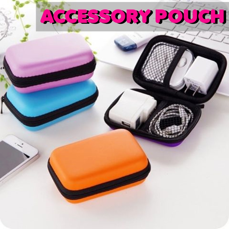 Portable EVA Travel Cable Storage Organizer Charging Bag Earphone Bag ...