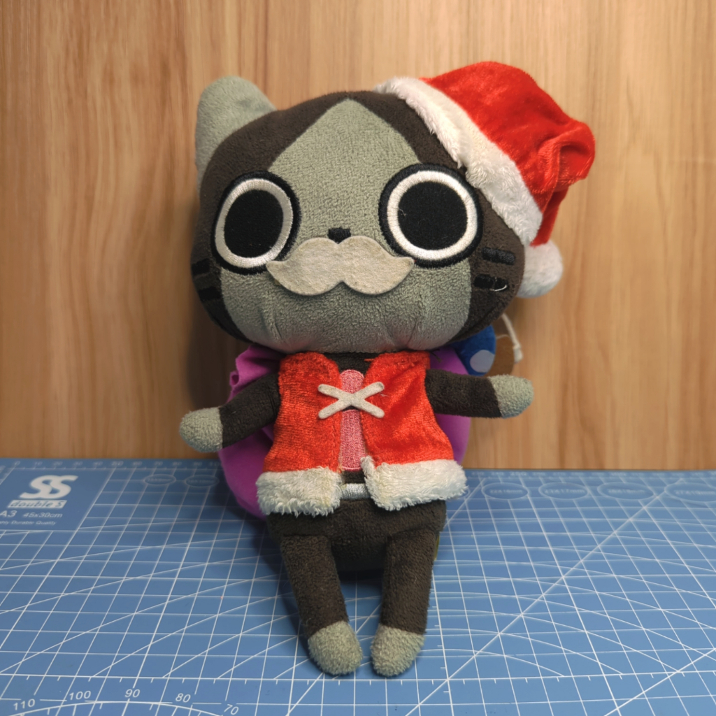 (OneG Den) Capcom Monster Hunter Airou Cat Christmas Costume Stuffed ...