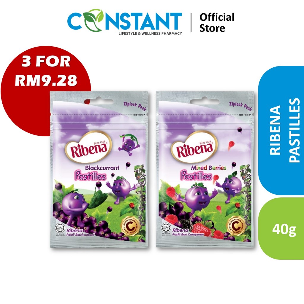 Ribena Pastilles 40g (Blackcurrant / Mixed Barries) | Shopee Malaysia