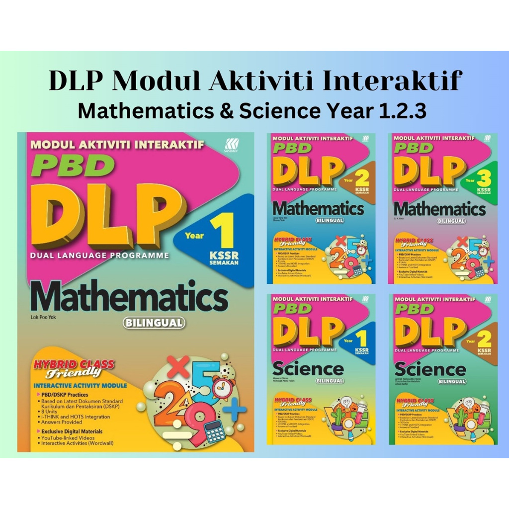 Sasbadi - DLP Modul Aktiviti Interaktif Mathematics & Science Year 1.2. ...