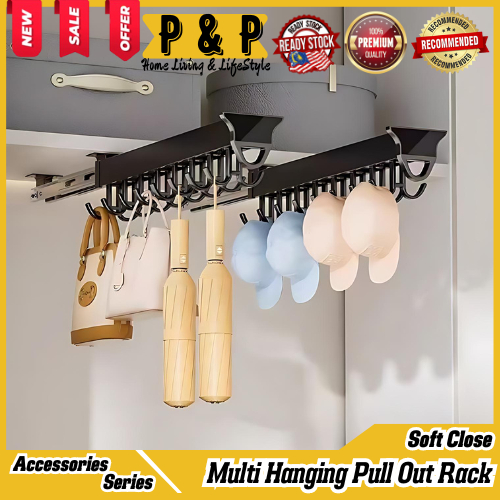 Pull Out Pots and Pans Organizer Hanging for Cabinet Expandable Sliding ...