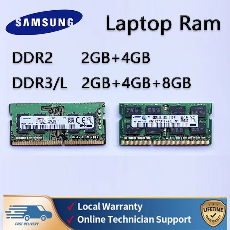 Ddr2 Ram Which Ram To Buy For Laptop Samsung 2GB 4GB 8GB DDR2 DDR3