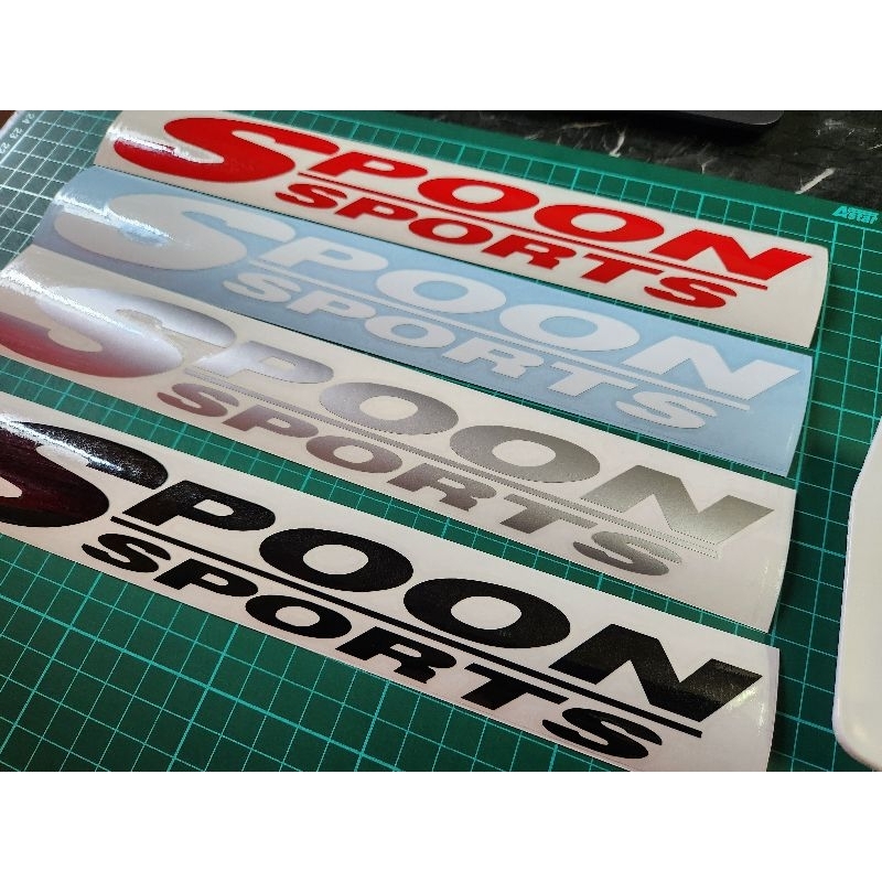 sticker potong SPOON SPORTS (2pcs) oracle 651 | Shopee Malaysia