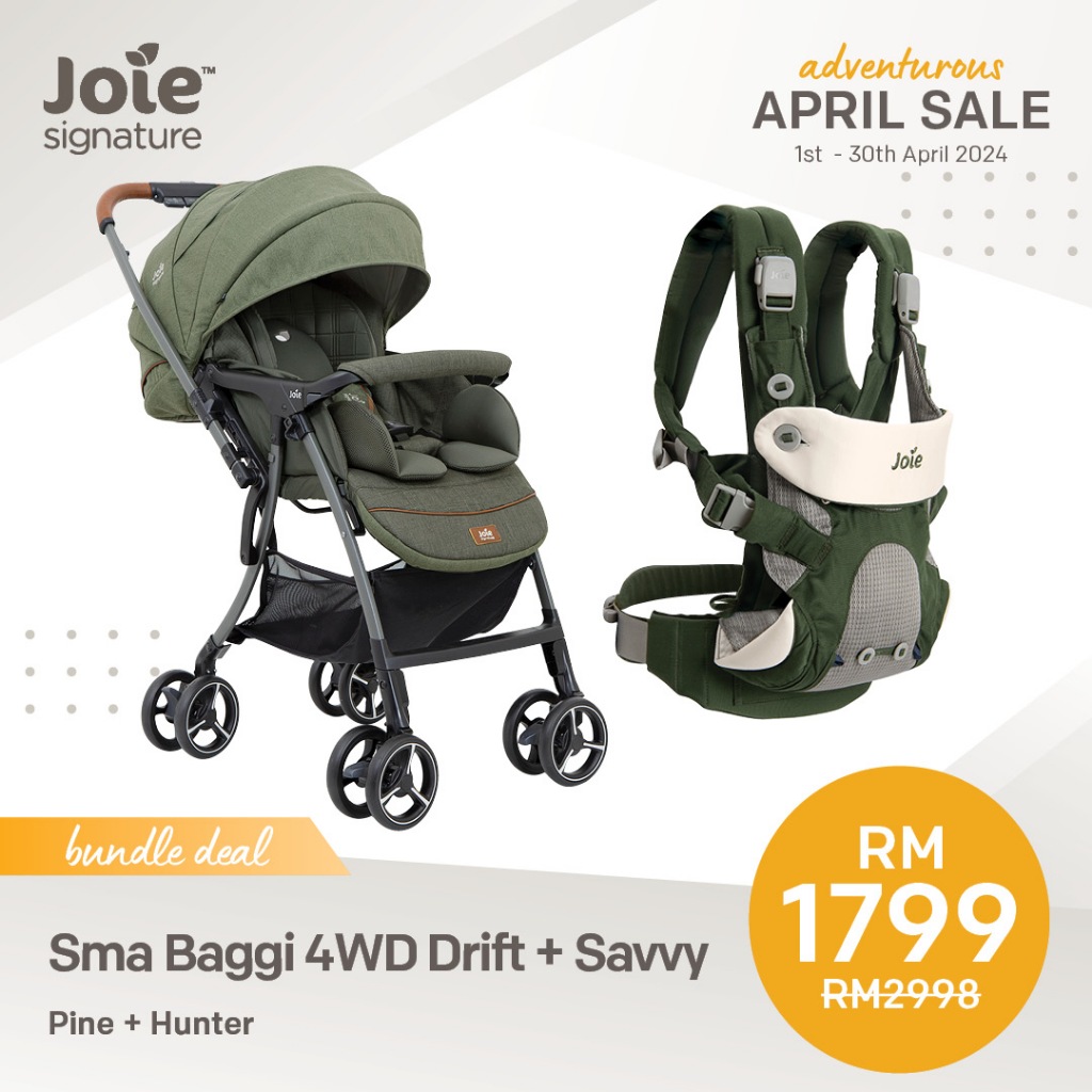 Joie Signature Sma Baggi 4WD Drift Stroller | Shopee Malaysia