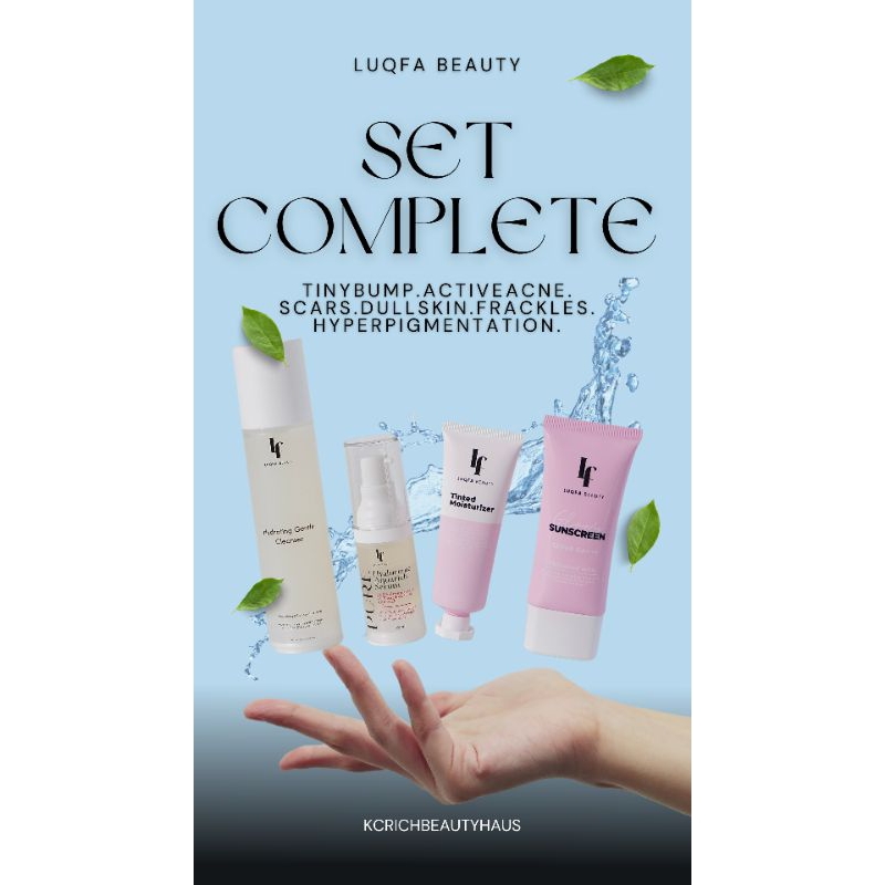 Luqfa Beauty Skincare Set Acne/Tiny Bump/Breakouts | Shopee Malaysia