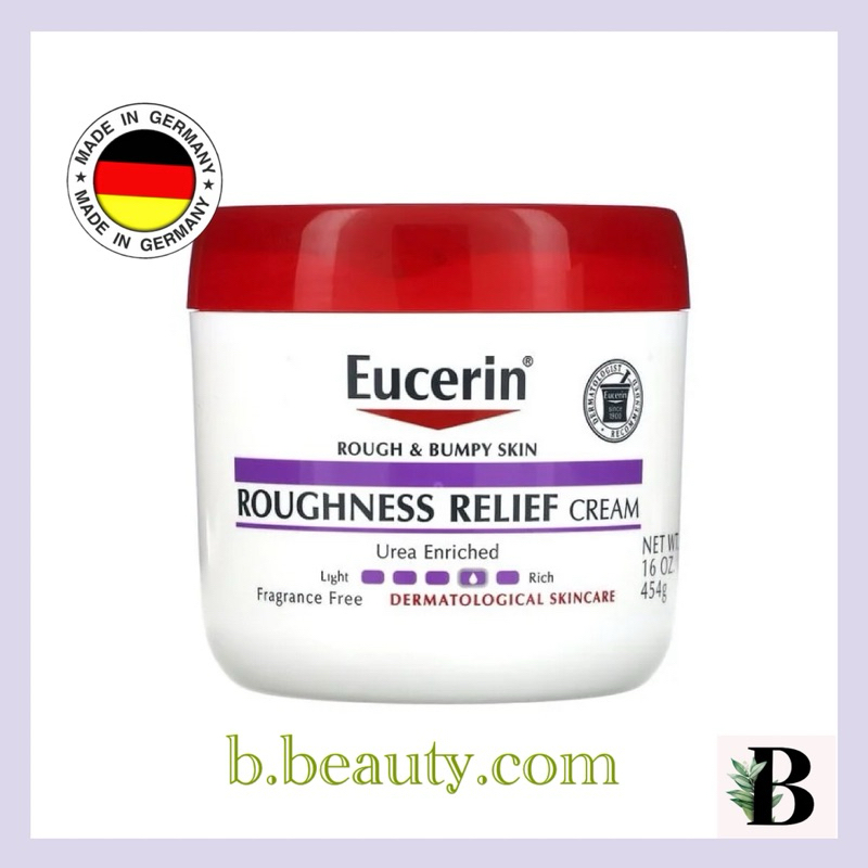 Eucerin Roughness Relief Cream 454g Rough Bumpy Dry Sensitive Skin Body ...