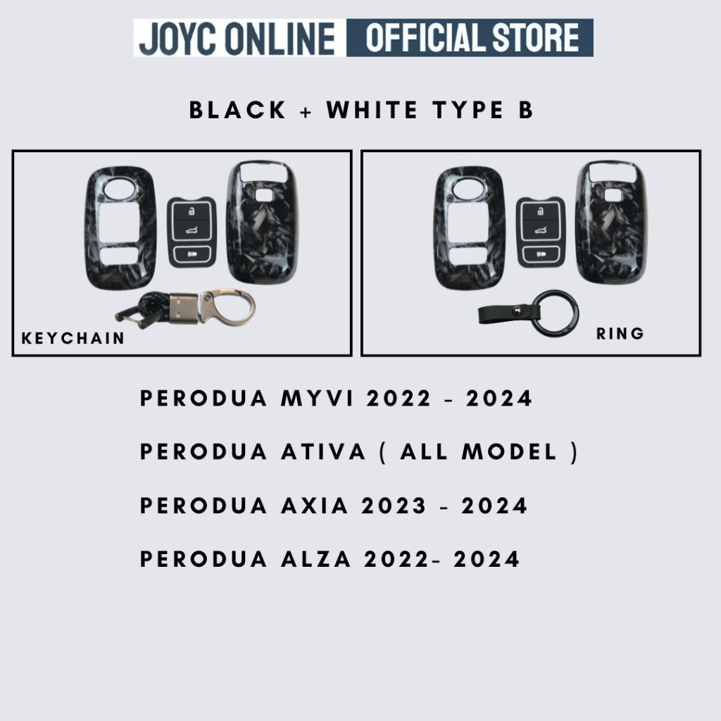 PERODUA AXIA ARUZ BEZZA MYVI ALZA ATIVA forged carbon Keyless Remote ...