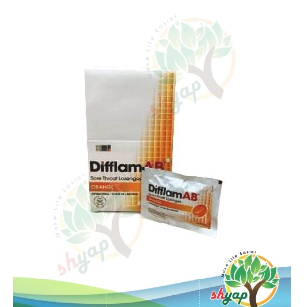 Difflam Ab Sore Throat Lozenges S Oren Shopee Malaysia