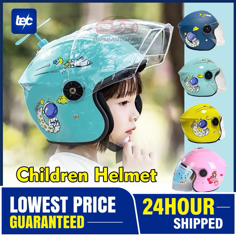 🇲🇾Helmet Budak Kids Helmet Motorcycle Children Security Motorcycle