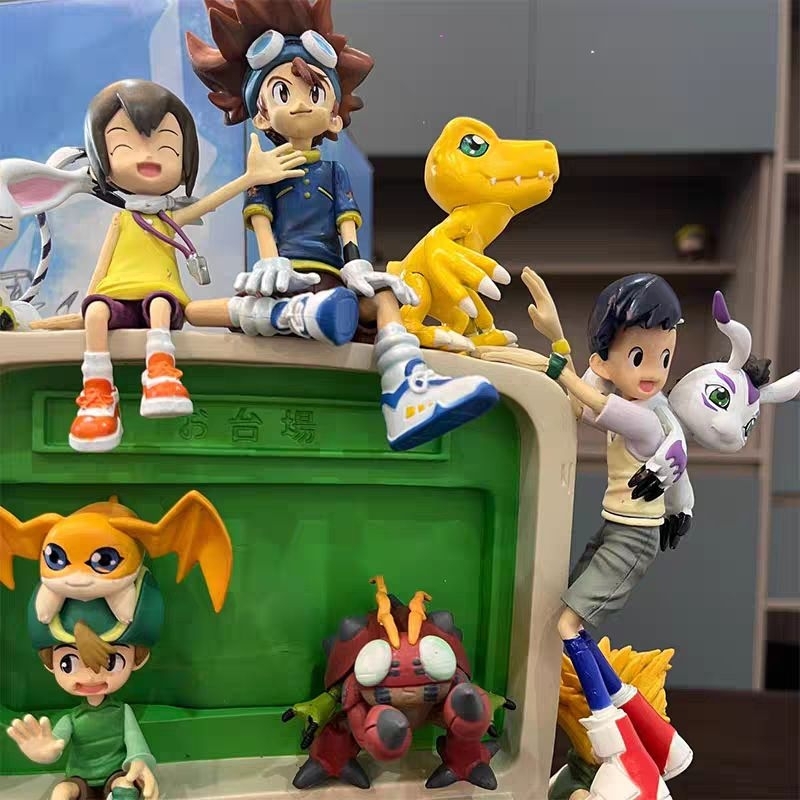 🔥READY STOCK🔥35CM DIGIMON GK TAICHI YAGAMI FAMILY METALGREYMON
