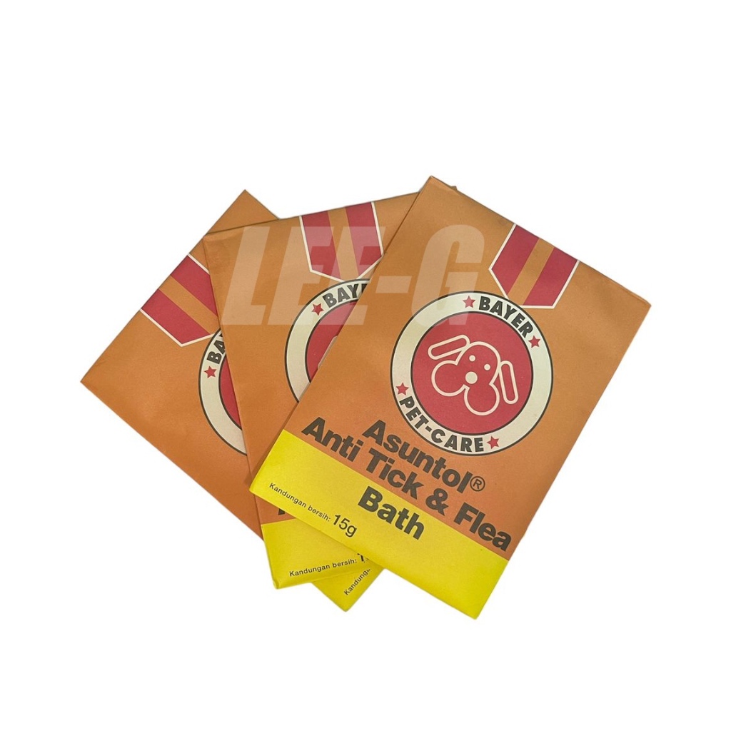 ASUNTOL LEE G Anti Kutu Tick Kuching Anjing Flea Bath Powder 15g Shopee Malaysia