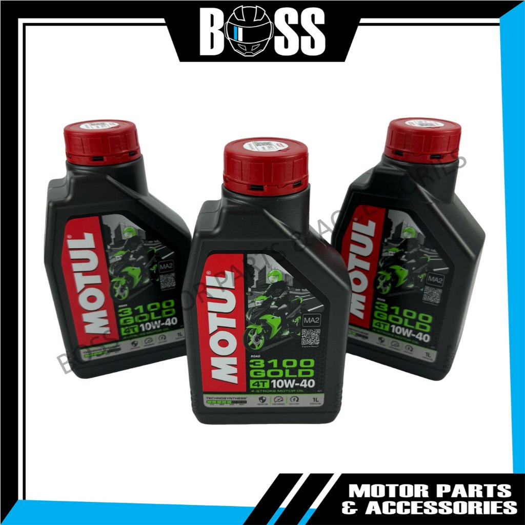 [MOTUL] 4T 3100 (SAE 10W40) Semi Synthetic Motorcycle Engine Oil Minyak ...