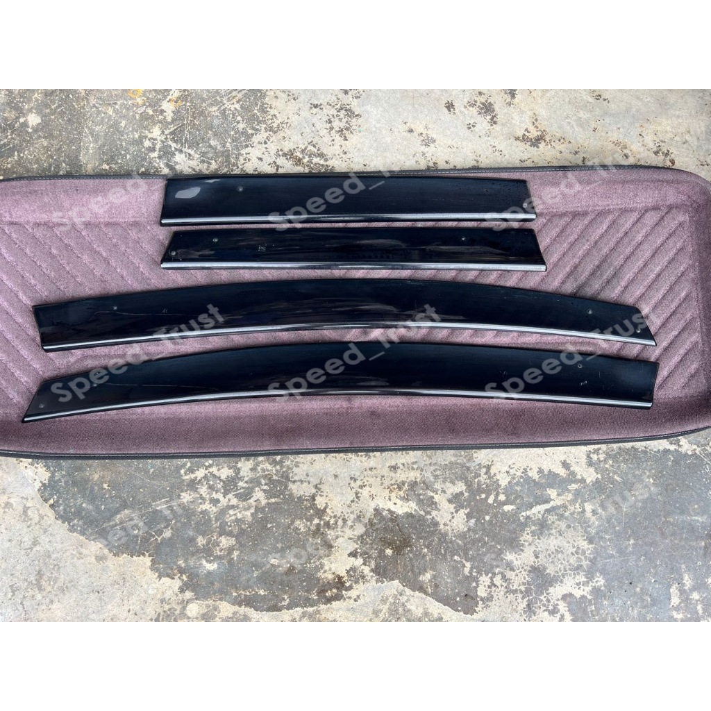 thumbnail image 2 of 4pc Dark Smoke Window Visors For Nissan Versa 4-Door Sedan 2007-2011 2 of 5