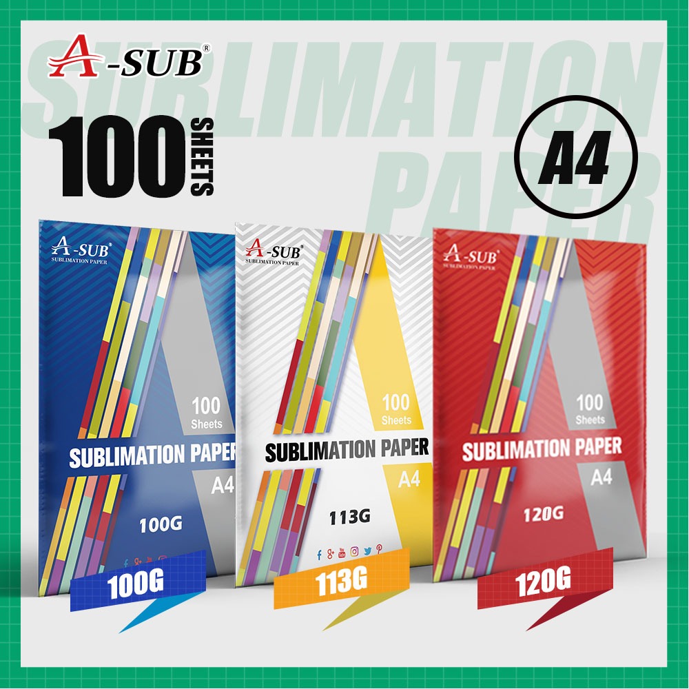 【Heat Transfer Paper】A4/A3 Sublimation Transfer Paper A4 100sheets ONLY ...