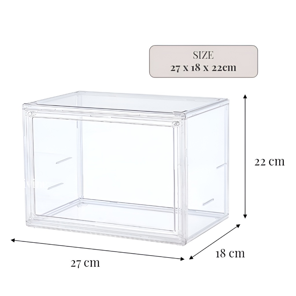 Transparent Storage Box Handbag Storage Organizer Acrylic Display Box Shoes Storage Box