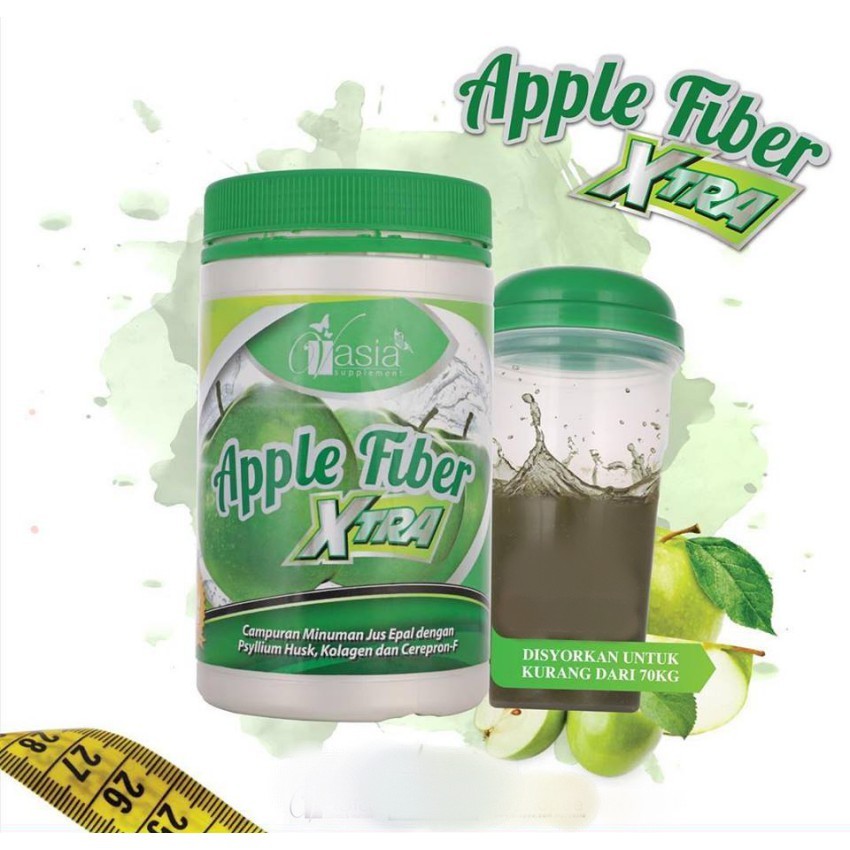 APPLE FIBER XTRA V'ASIA [ UNTUK BERAT 70 KG ke BAWAH] 400g Shopee Malaysia