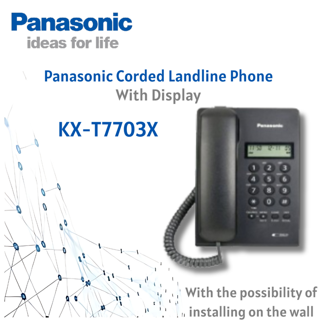 ️ ORIGINAL PANASONIC KXT7703X SINGLE LINE PHONE KXT7703 Telephone SLT