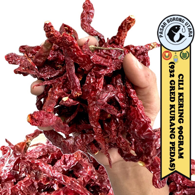 CILI KERING KURANG PEDAS GRED 932 (90g) | Shopee Malaysia