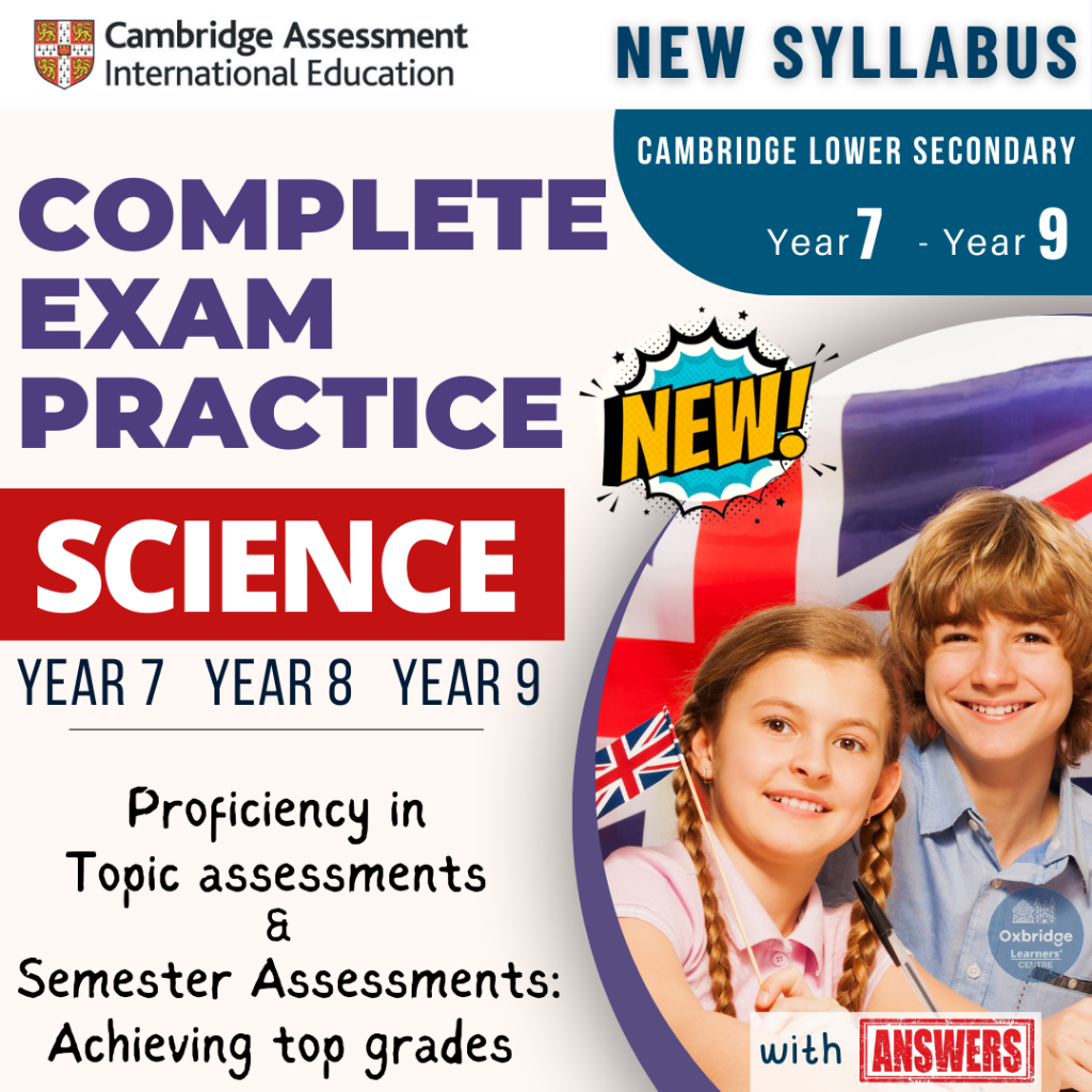 S15 Latest Cambridge Secondary Science Complete Exam Practice + Answer ...