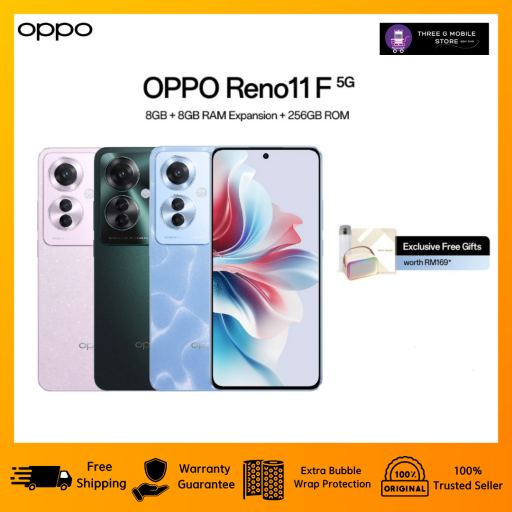 OPPO Reno11F 5G 8GB+256GB 64MP Ultra-Clear Triple Camera,67W SUPERVOOC ...