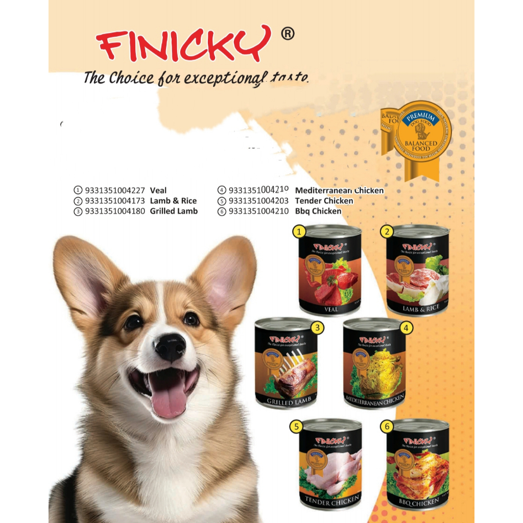 FINICKY PREMIUM CANNED DOG FOOD 375G Shopee Malaysia