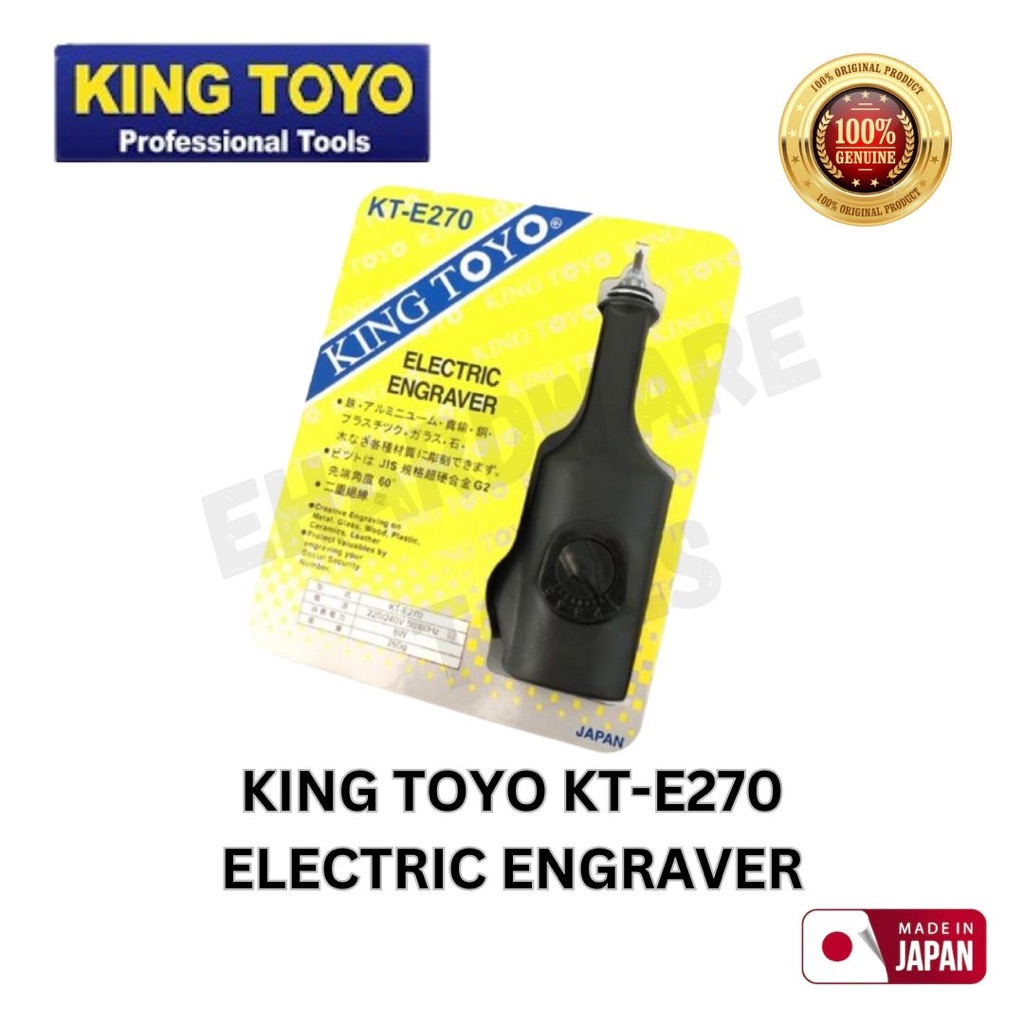 KING TOYO Electric Engraver KT-E270 Hitto Electric Engraver With ...