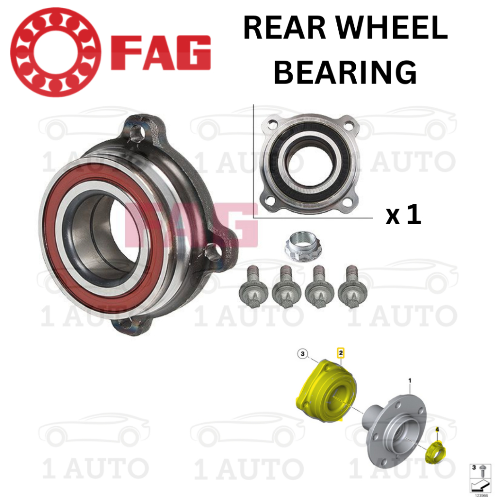 FAG GERMANY REAR WHEEL BEARING BMW E39 E60 (1pc) Shopee Malaysia