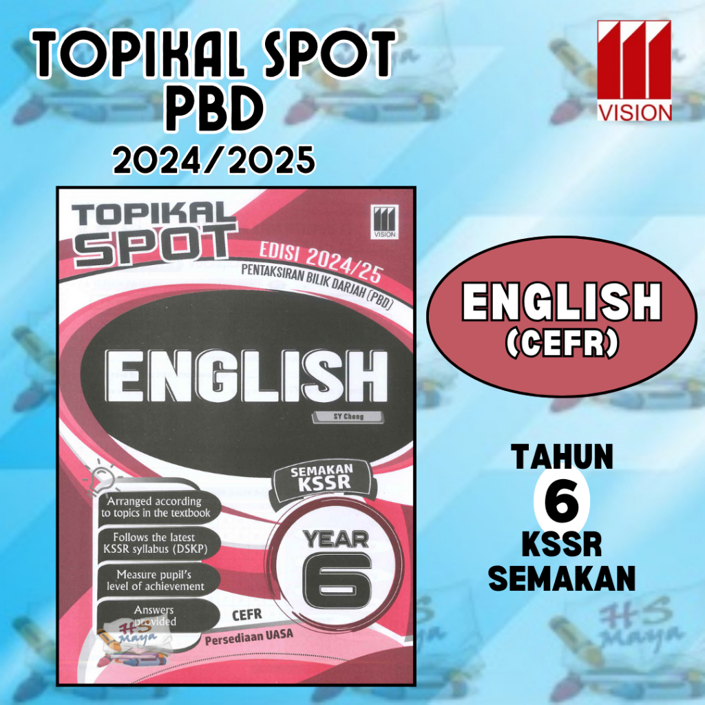 [Exercise Book] TOPIKAL SPOT PBD UASA ENGLISH (CEFR) YEAR 6 KSSR ...